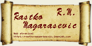 Rastko Magarašević vizit kartica
